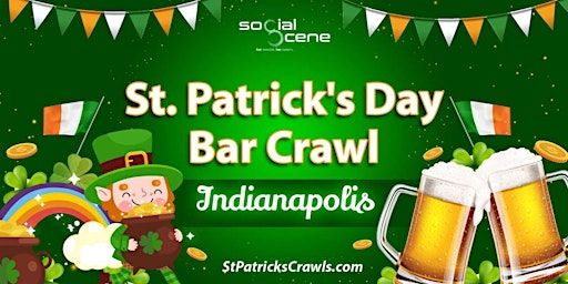 *Almost Sold Out*   2023 Indianapolis St Patrick’s Day Bar Crawl (Friday)  primärbild