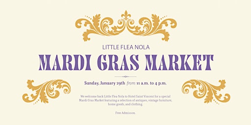 Little Flea NOLA- Mardi Gras Market