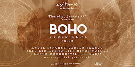 BOHO EXPERIENCE @ GITANO BEACH primary image