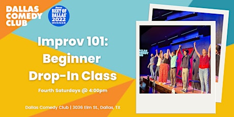 Improv 101 Drop-In Class