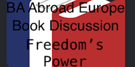 BAAE - ONLINE Book Discussion Freedom's Power by Paul Starr