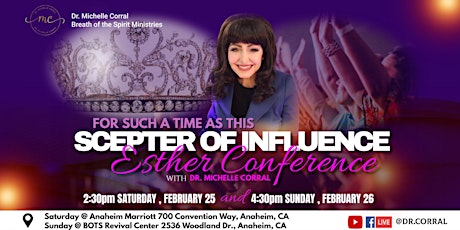 For Such a Time as This -  Scepter of Influence Esther Conference