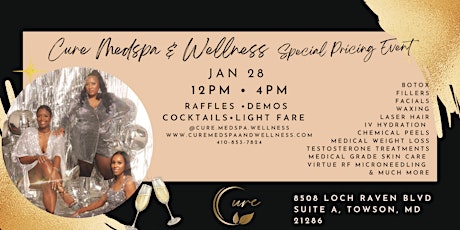 New Year Special Pricing Event at Cure Medspa