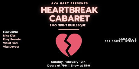 Heartbreak Cabaret - Emo Night Burlesque