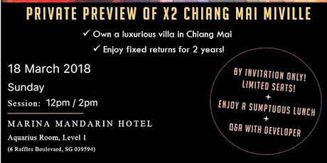 X2 Chiang Mai Miville (Private Preview)  primary image