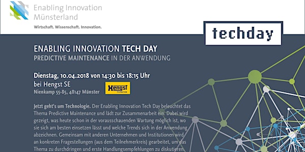 Enabling Innovation Tech Day : Predictive Maintenance in der Anwendung