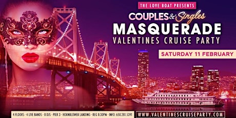 Masquerade San Valentine's Cruise Party • Singles & Couples