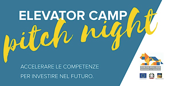 3° Elevator pitch night