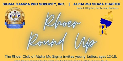 Alpha Mu Sigma - Rhoer Round Up