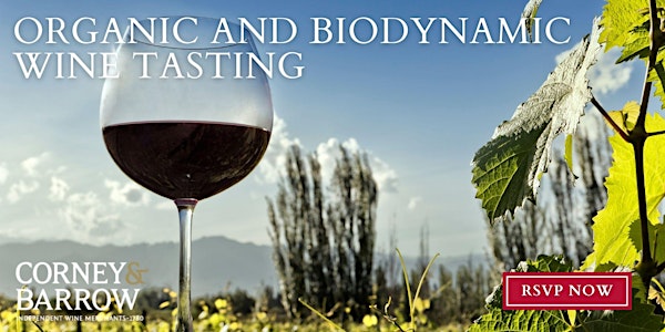 ORGANIC AND BIODYNAMIC WINE TASTING