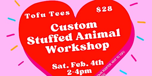 Stuffed Animal Custom T-shirt  Workshop