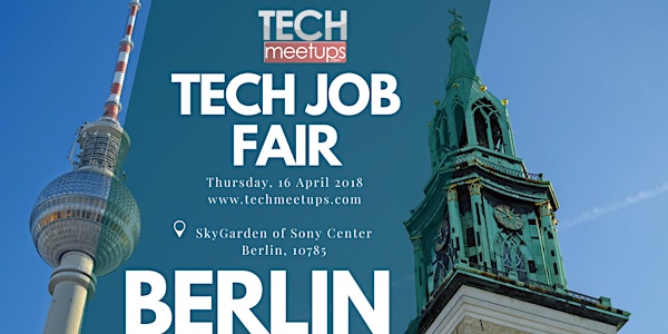 Berlin Tech Job Fair Spring 2018