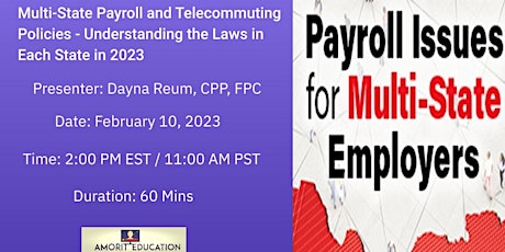 Multi-State Payroll and Telecommuting Policies in 2023