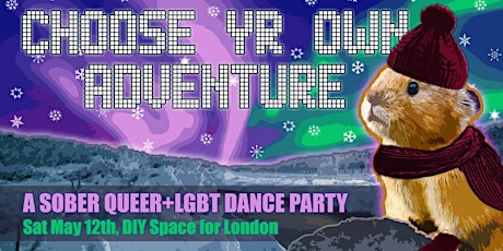 Choose Yr Own Adventure!: Sober Queer+LGBT Dance Party, May 2018 primary image