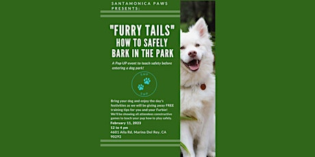 Furry Tails Dog Park Etiquette Pop-UP