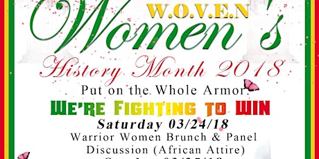 SSIFW & W.O.V.E.N Presents: The Warrior Women Brunch 2018 primary image