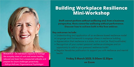 Mini Workshop - Building Workplace Resilience