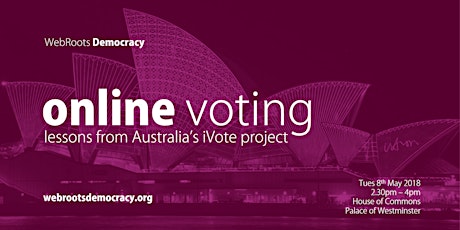 Online Voting: Lessons from Australia's iVote project primary image