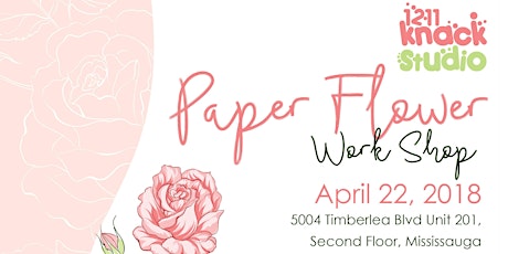 Paper Flower Work Shop - Morning Session primary image