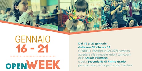 Open Week Scuole Maestre Pie - Scuola Primaria