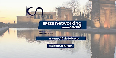 Speed Networking Online Zona Centro - 15 de febrero