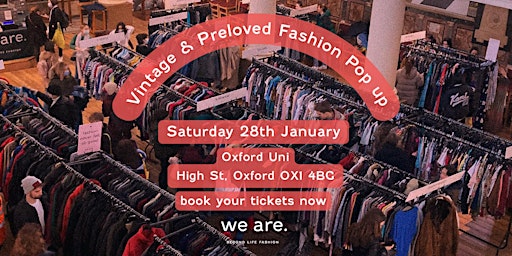 Oxford Vintage Second Life Fashion Pop-Up