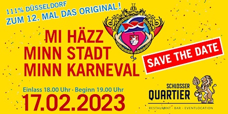 Mi Häzz Minn Stadt Minn Karneval 111 % Düsseldorf