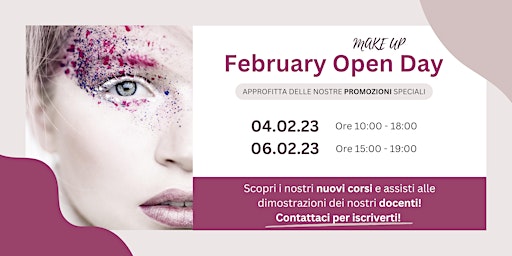 Make-Up February Open Day