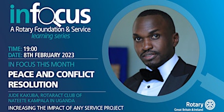 InFocus - 'Increase the impact of any service project' with Jude Kakuba primary image