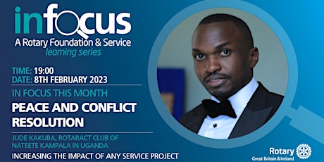 Hauptbild für InFocus - 'Increase the impact of any service project' with Jude Kakuba