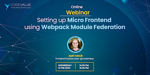 Setting up Micro Frontend  using Webpack Module Federation