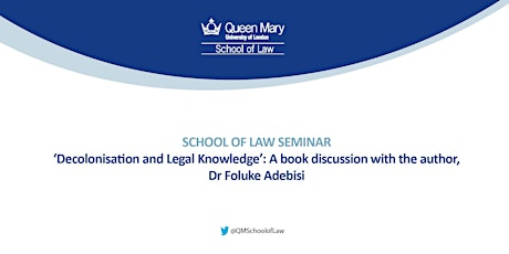 Book Discussion: 'Decolonisation and Legal Knowledge’