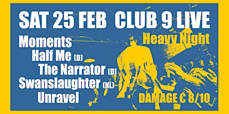 Primaire afbeelding van Club 9 live: Heavy Night