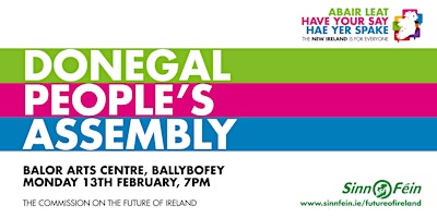 Donegal Peoples' Assembly on the Future of Ireland