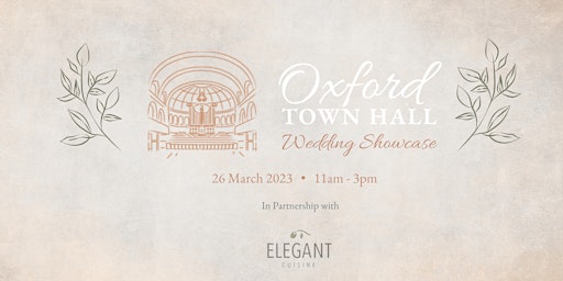 Oxford Town Hall Wedding Showcase