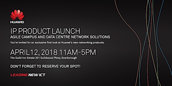 IP Product Launch: Agile Campus and Data Centre Network Solutions