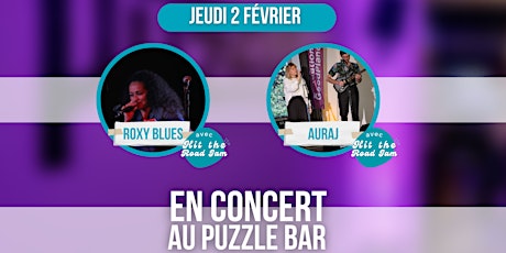 Concert RoXyBLUES & Auraj au Puzzle Bar
