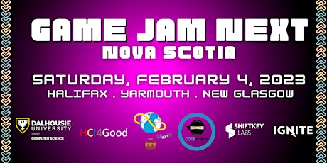 Game Jam Next: Nova Scotia primary image