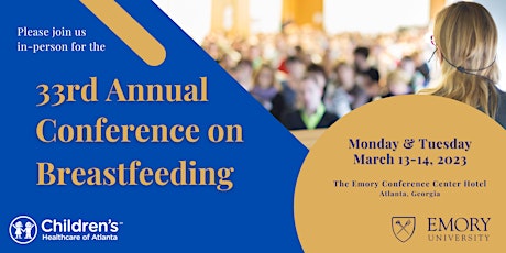 33rd Annual Conference on Breastfeeding