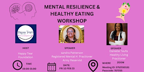 Mental Resilience & Heathy Eating Workshop