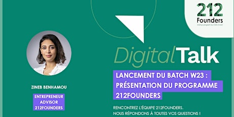 212Founders x Station F - Appel à candidatures Batch #Winter23 primary image