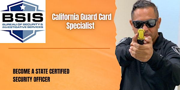 Security Guard Training: Guard Card License