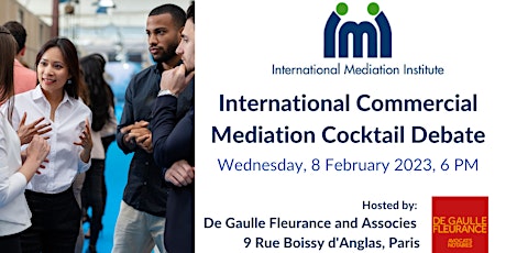 IMI Mediation Cocktail Debate primary image