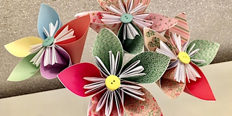 Children’s February 2023 Half Term Craft Forever Paper Flowers Workshop