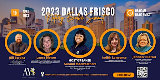 2023 Dallas Frisco Notary EVOLVE Summit