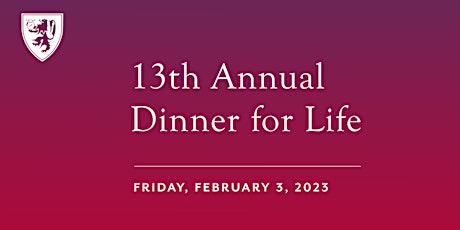 13th Annual Dinner for Life primary image