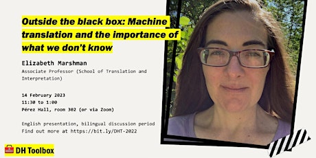 DH Toolbox - Outside the black box: Machine translation and the importance