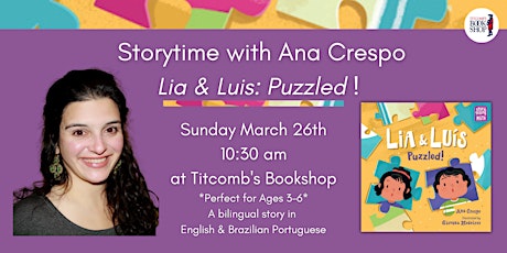 Storytime with Ana Crespo: Lia & Luis Puzzled!