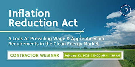 Inflation Reduction Act - Prevailing Wage & Apprenticeship Requirements