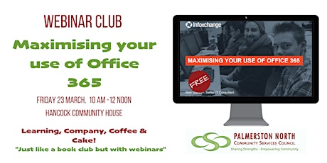 Webinar Club: Maximising your use of Office 365 primary image
